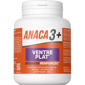 Anaca3 Анака3+ Плосък корем 120 капсули | Anaca3 (336324 NTRV)