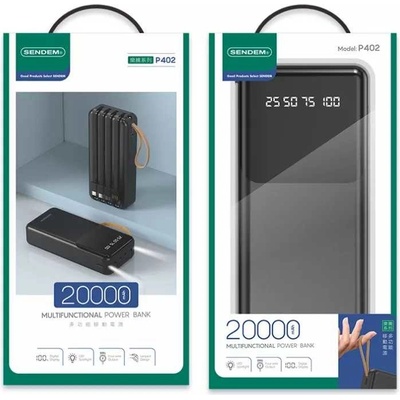 Sendem P402​ ​ 20000mAh​ černá