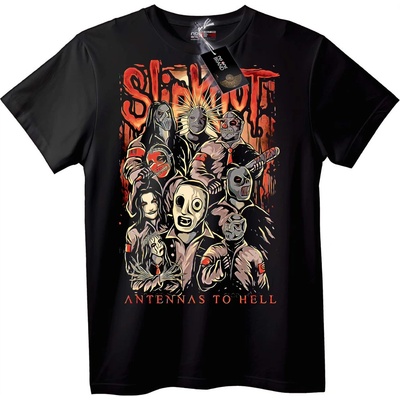 Тениска Slink Антени към ада - 7XL, Black