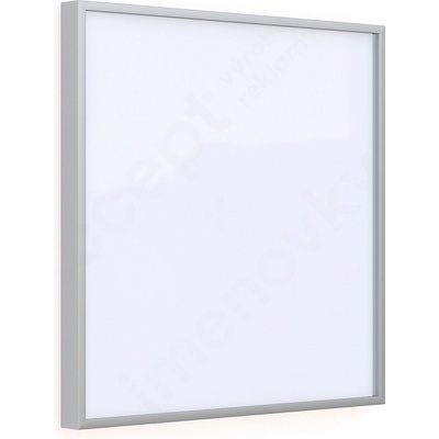 ACCEPT Dveřní tabulka Plato X 105 x 105 mm stříbrná tabulka