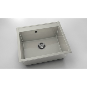 Image 1 of FAT Мивка Vanguard 227, Polymer marble, 11 Сив гранит, с включен сифон