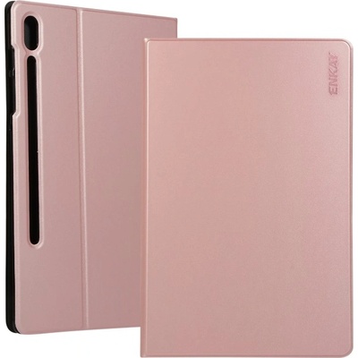 Enkay LEATHER Zaklápací obal pre Samsung Galaxy Tab S6 T860 / T865 102145 ružový