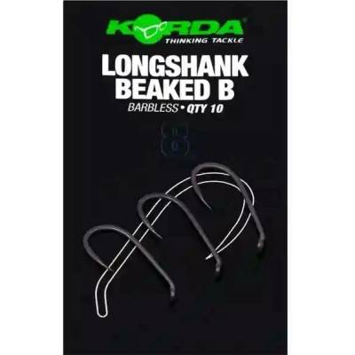 Korda Longshank Beaked Barbless Bez protihrotu vel.8 10 ks
