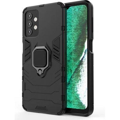 GKK Калъф с Пръстен-Стойка за Samsung A13 5G, Kickstand Armor Case, Черен (9145576245132)