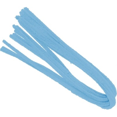Drátek žinylka Luma 500 x 8mm, světle modrý 10ks