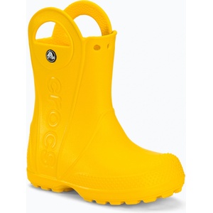 Crocs Дръжка дъждовна обувка за деца жълта