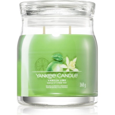 Yankee Candle Vanilla Lime ароматна свещ Signature 368 гр