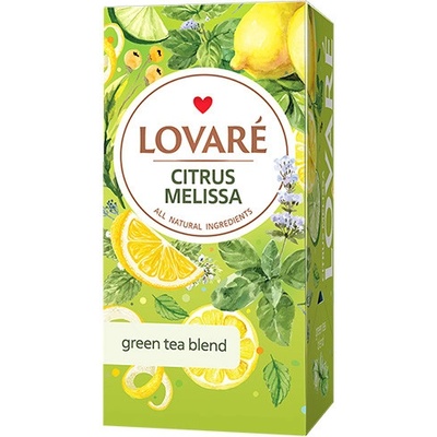 Lovaré Čaj Citrus Melissa 24 sáčků