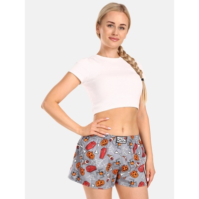 Styx Оранжево-сиви дамски къси панталони Styx с ковчег за Хелоуин Styx | Siv | ЖЕНИ | S