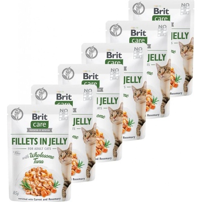 Brit Care Cat Fillets in Jelly Wholesome Tuna 6 x 85 g