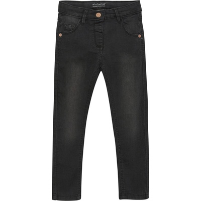 Minymo Детски дънки Minymo Kid's Jeans Stretch Slim Fit Girls Jeans - Grey Black - размер 134 (EU) (701-4002-0216)