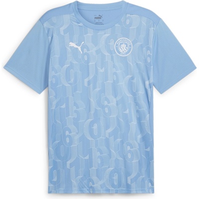 PUMA Manchester City Prematch Shirt 2024 2025 Adults - Blue