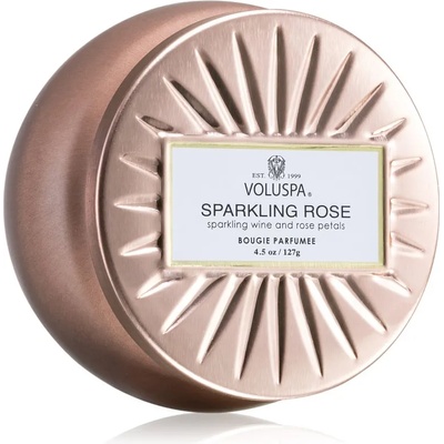 Voluspa Vermeil Sparkling Rose ароматна свещ в кутия 113 гр