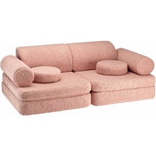 Wigiwama Settee dětská pohovka růžová 132 cm 46 cm 78 cm