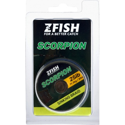 Zfish šňůra Scorpion Sinking Braid 20m 15,87kg
