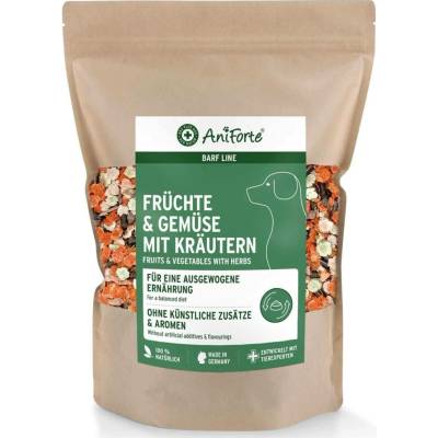 AniForte Barf Vločky ovoce a zelenina s bylinkami 1 kg