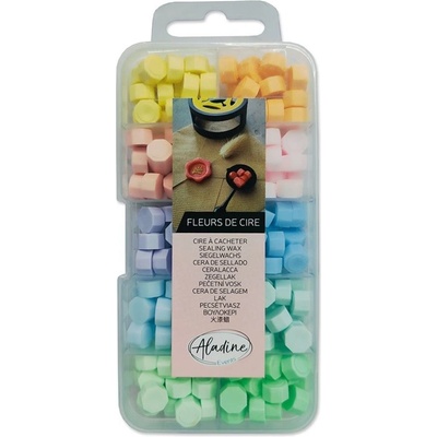 Aladine Pečetní vosk granulovaný pastelové barvy – Zboží Dáma