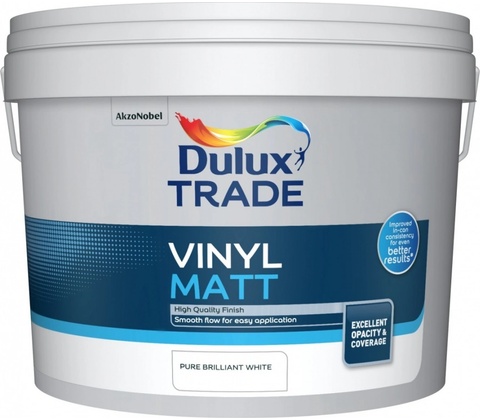 Dulux Vinyl Matt PBW Pure Brilliant White bílá 10 L