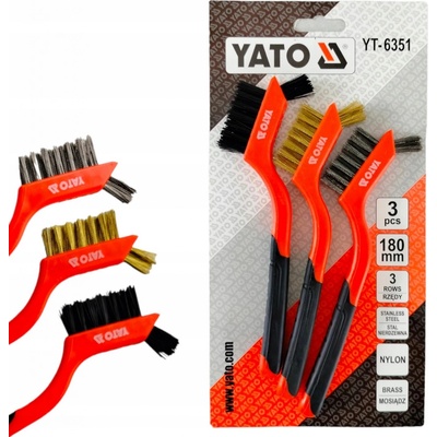 Yato Sada kartáčů drátěných 180 mm YT-6351