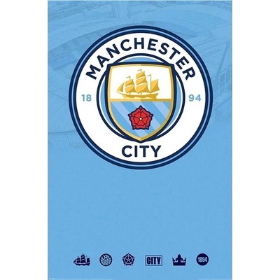 PLAKÁT 61 x 91,5 cm|MANCHESTER CITY