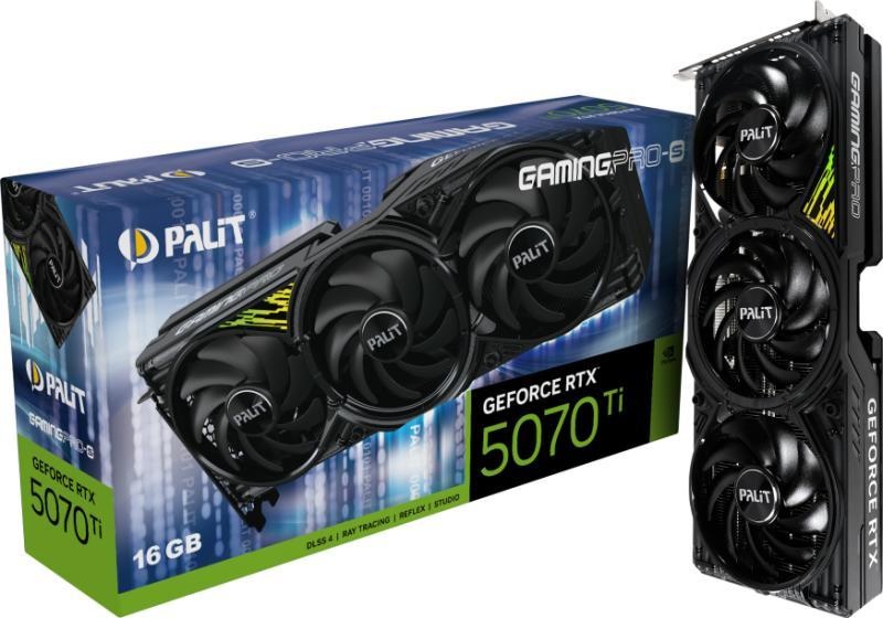 Palit GeForce RTX 5070 Ti GamingPro-S 16GB GDDR7 256bit (NE7507T019T2-GB2031U)