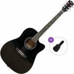 Pasadena SG028CE Basic SET Black Електро-акустична китара Дреднаут
