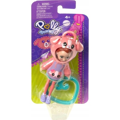 Mattel Polly Pocket figurka přívěšek selátko