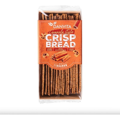 Danvita Křehké pšeničné granola plátky se skořicí 130 g