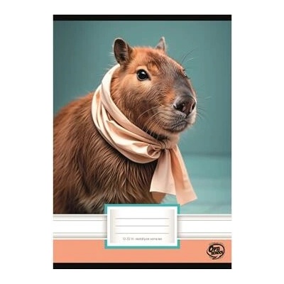 OPTISCHOOL Zošit zošitý formát A5 linkovaný 3. ročník Capybara