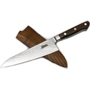 MaceMaker FUJI UTILITY SanMai Damaškový Kuchyňský nůž s dřevěným pouzdrem 13,5 cm