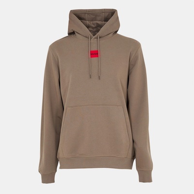 HUGO BOSS Суичър Hugo Mens HUGO Daratschi Drawstring Hoodie - Contemporary Streetwear Design - Med Grey 032