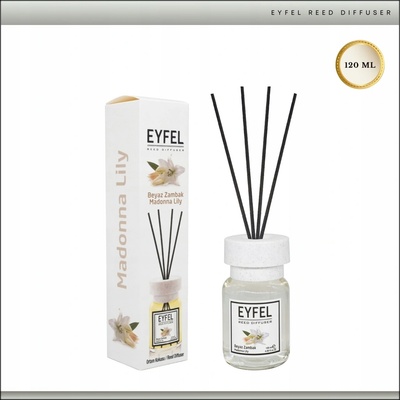 Eyfel Osviežovač vzduchu s tyčinkami biela ľalia 120 ml