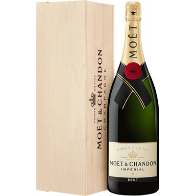 Moët & Chandon Impérial Brut Champagne 12% 3 l (drevená kazeta)