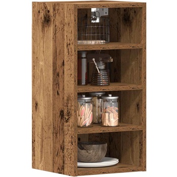 vidaXL Висящ шкаф "Рига" Старо дърво 30x29, 5x60 см Инженерно дърво (854173)