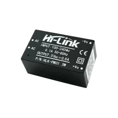 AC-DC spínaný zdroj HI-LINK různé varianty 3W - 9V