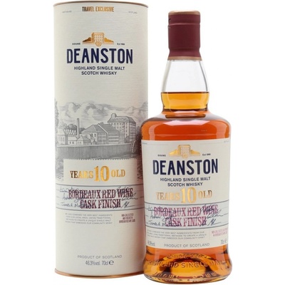 Deanston Bordeaux 10y 46,3% 0,7 l (tuba)