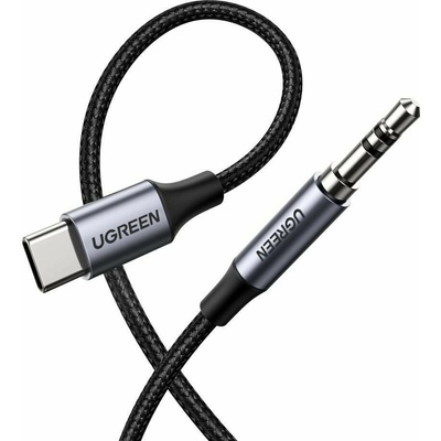 Ugreen AV143 mini jack 3,5 mm AUX na USB-C, 1m, šedý – Zbozi.Blesk.cz