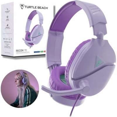 HOT Headphones Turtle Beach Recon 70 Purple Turtle Beach - Main Image