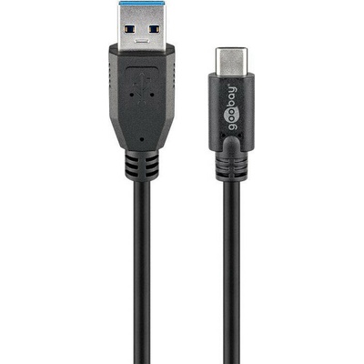 Goobay 73141 synchronizačný a nabíjací USB-C na USB A 3.0, 3m, černý