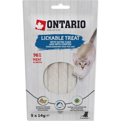 Ontario extra tuňák a treska 5 x 14 g – Zbozi.Blesk.cz