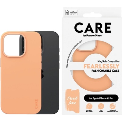 Panzer Калъф CARE - Fashionable MagSafe, iPhone 16 Pro, Peachy (5715685004568)