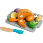 Bigjigs Toys Комплект Печено пиле със зеленчуци (BJ37043)