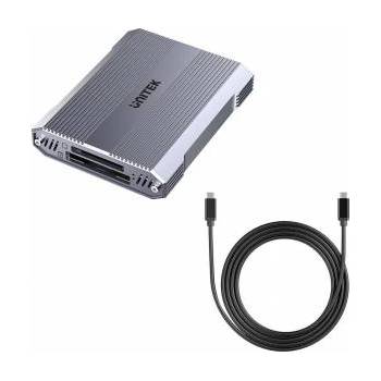 Unitek Memory Card Reader CF Express, SD/MicroSD, USBA 10 Gbs + HUB