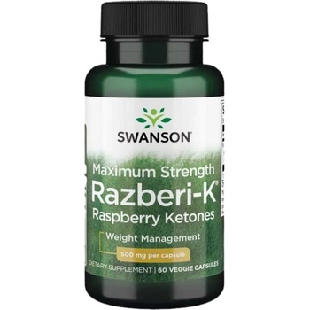 Swanson Razberi-K 500 mg / Maximum Strength Raspberry Ketones [60 капсули]