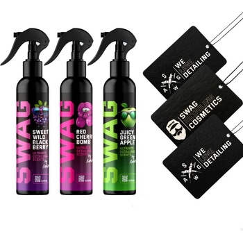 SWAG Sada vůní do interiéru 3 x 150ml + 3 visačky We Love Detailing