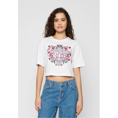 Mister Tee Дамска тениска в бял цвят Miss Tee Hotter Delusion Ladies Short OverizedUB-MST097-00220 - Бежов, размер XL