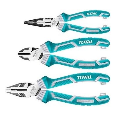 Kleště kombinované, štípací a přímé Total, sada 3ks (0301S)