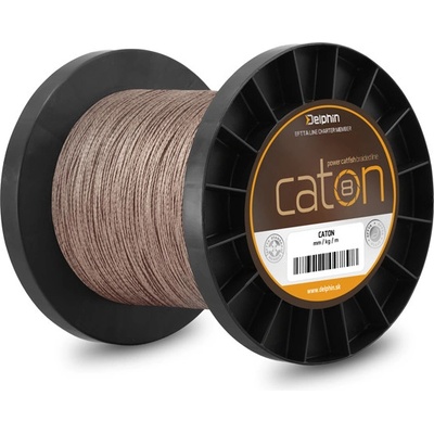Delphin Šnúra Caton Hnedá 1000m 0,63mm 68,2kg