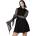 KILLSTAR дамска рокля KILLSTAR - Lana Skater - Black - KSRA009598