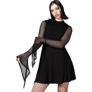 KILLSTAR дамска рокля KILLSTAR - Lana Skater - Black - KSRA009598
